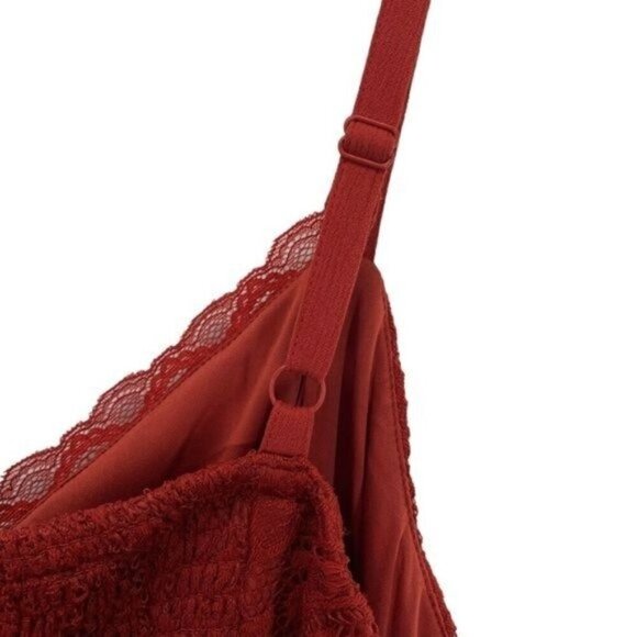 Torrid Babydoll Crinkle Gauze And Lace Tank Top - Picture 14 of 16